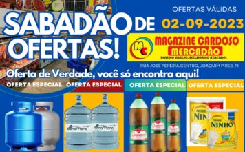 SABADÃO DE OFERTAS Magazine Cardoso Mercadão