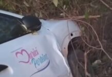 Motorista da Prefeitura perde controle e carro desce aterro no Povoado Baixão da Neném – Murici dos Portelas-PI