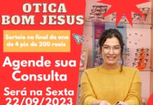 Anote aí: Nesta Sexta (22) haverá Consulta de Vista na ÓTICA BOM JESUS