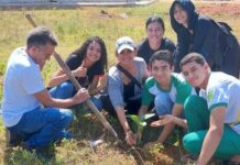 Alunos e professores da Escola José Mendes Vasconcelos, realizam Campanha pela Preservação da Lagoa do Cajueiro