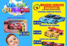 Dia das Crianças é no MAGAZINE CARDOSO MERCADÃO