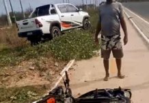 Colisão entre carro e moto deixa mulher morta e outra gravemente ferida em Parnaíba