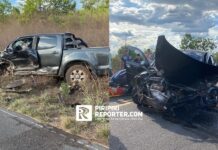 Homem fica ferido depois de batida frontal em veículo na cidade de Piripiri