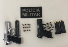 PM realiza “Operação Natal Seguro” e apreende duas pessoas com armas de fogo em Luzilândia