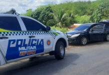 GPM de Joaquim Pires está realizando fiscalização nas entradas da cidade