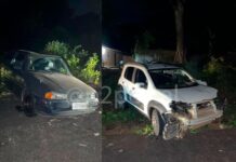 Carros colidem frontalmente na PI-327 entre Pedro II e Lagoa de São Francisco