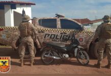 BEPI recupera moto com restrição de roubo/furto em Esperantina