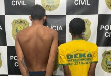 Policia de Buriti prende dupla no Povoado Estreito por tráfico de drogas