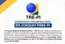 Justiça eleitoral realizará atendimento descentralizado em Joaquim Pires