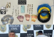 Polícia de Esperantina cumpre mandado de busca domiciliar e prisão em flagrante