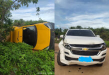 Motorista dos Correios fica ferido em acidente no litoral do Piauí