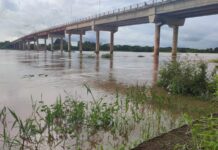 Rio Parnaíba está 23 cm acima da cota de inundação em Luzilândia