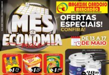 Maio! Mês da economia no MAGAZINE CARDOSO MERCADÃO