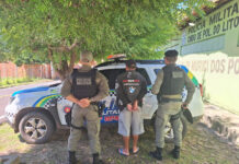 PM cumpre mandado de prisão em Murici dos Portelas