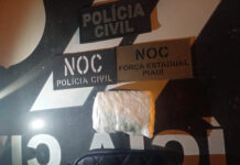 Policia apreende droga dentro de ônibus em Parnaíba
