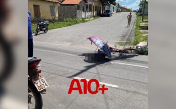 Homem morre após ser atropelado por motocicleta no interior do Piauí; condutor seria uma criança de 12 anos